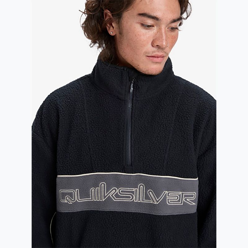 Bluză de snowboard pentru bărbați Quiksilver Omni Sherpa Half Zip black 5