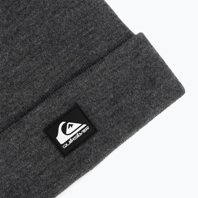 Căciulă de iarnă pentru bărbați Quiksilver Brigade Beanie dark grey heather 3