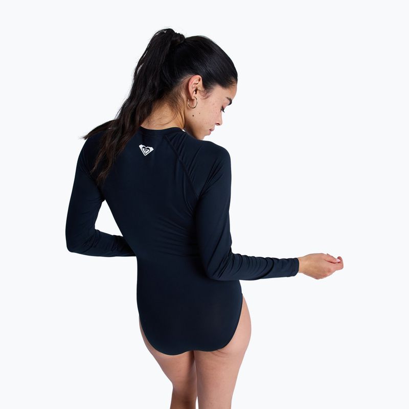 Costum de baie întreg pentru femei ROXY Essentials Front Zip anthracite 3