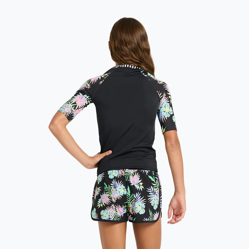 Tricou de înot pentru copii ROXY Active RG Lycra XMGB anthracite aquarella active rg 3