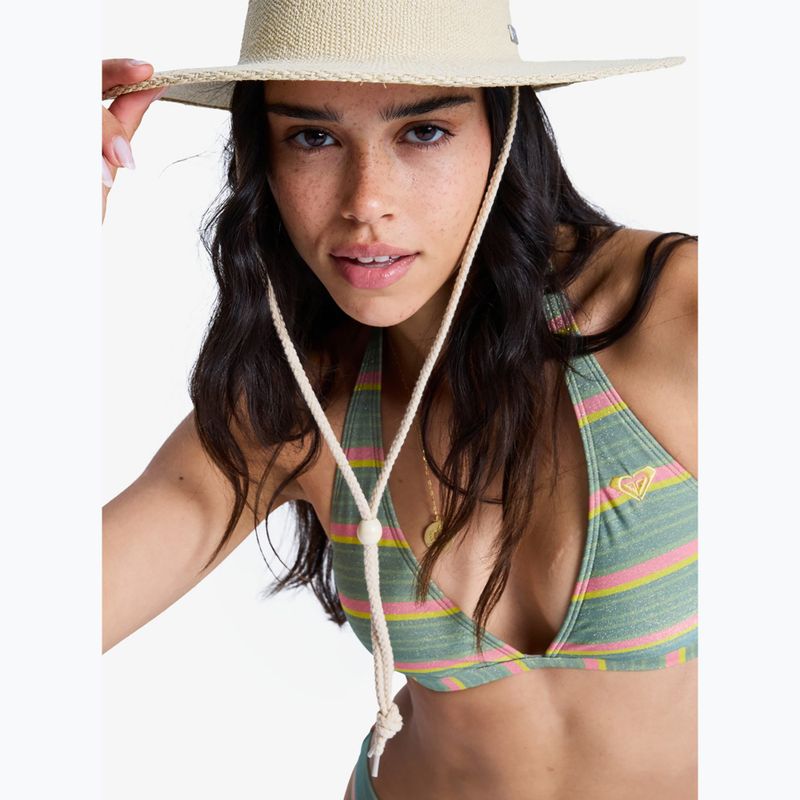 Top de costum de baie ROXY Ocean Dreamer Fixed Tri oil green say it with stripes 6