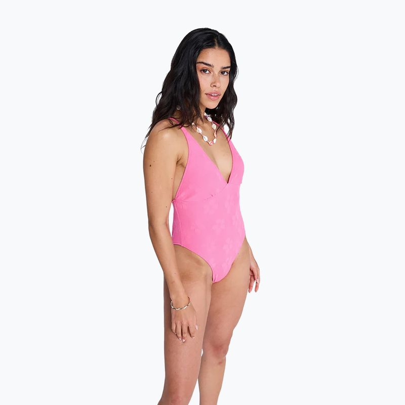 Costum de baie întreg pentru femei ROXY Paradise HI sangria sunset 4