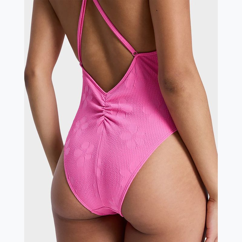 Costum de baie întreg pentru femei ROXY Paradise HI sangria sunset 6
