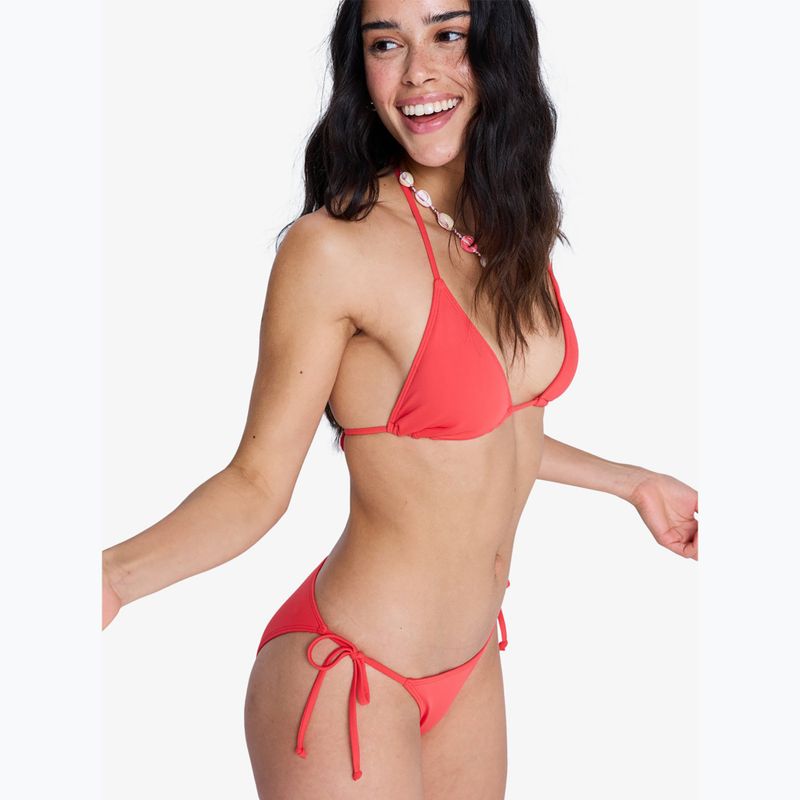 Partea de jos a costumului de baie ROXY Solid Essentials Tie Side hibiscus 7