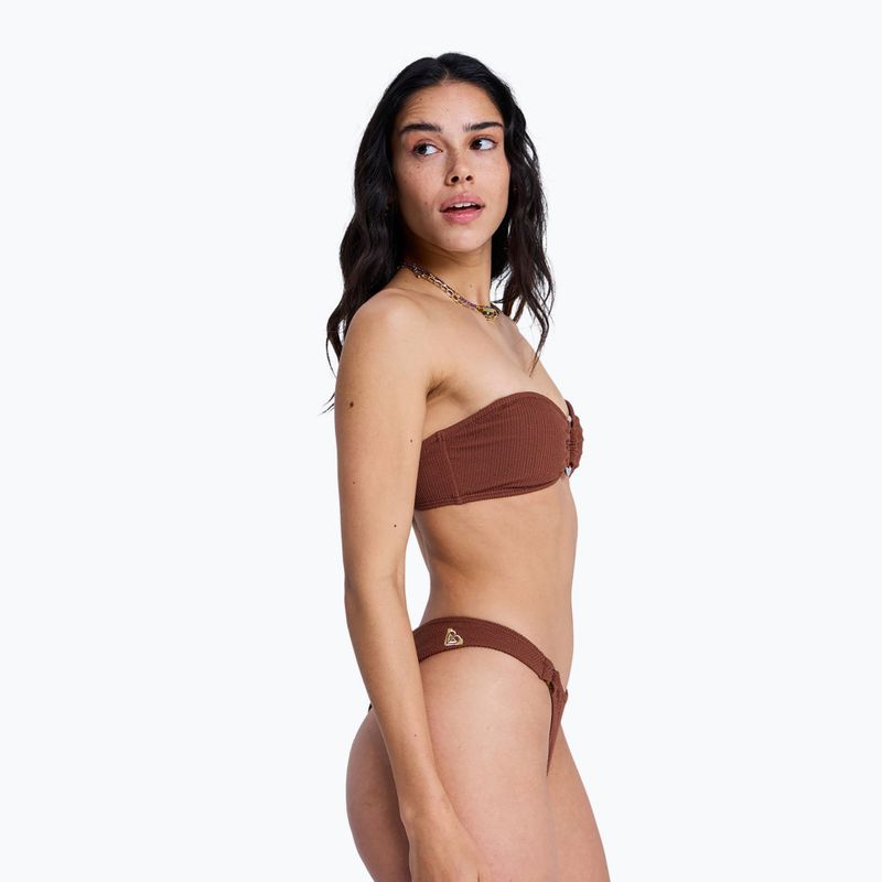 Top de costum de baie ROXY Sunshine Bandeau cappuccino 5
