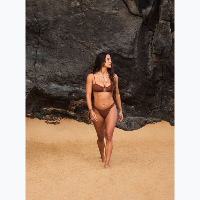 Top de costum de baie ROXY Sunshine Bandeau cappuccino 10