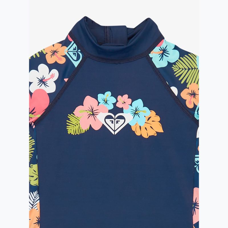 Salopetă pentru copii UPF 50+ ROXY Morning Flower Springsuit mood indigo morning flowers 3
