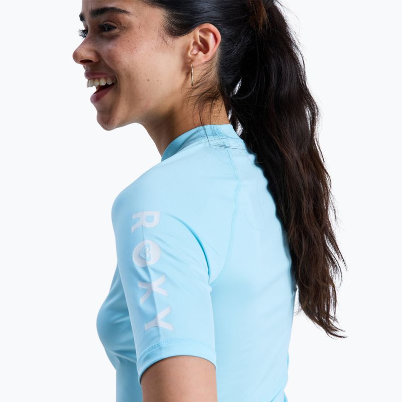 Tricou de înot pentru femei ROXY Whole Hearted tanager turquoise 5