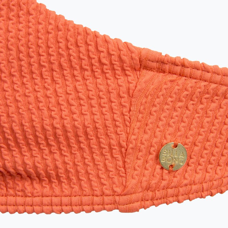 Top de costum de baie Billabong Summer High V Bralette fushion orange 3