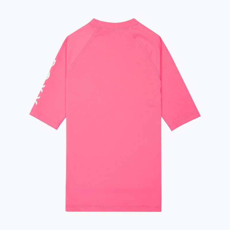 Tricou de înot pentru copii ROXY Whole Hearted sangria sunset 2