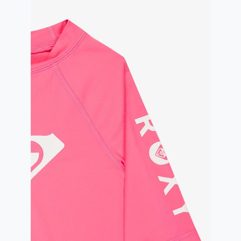 Tricou de înot pentru copii ROXY Whole Hearted sangria sunset 3