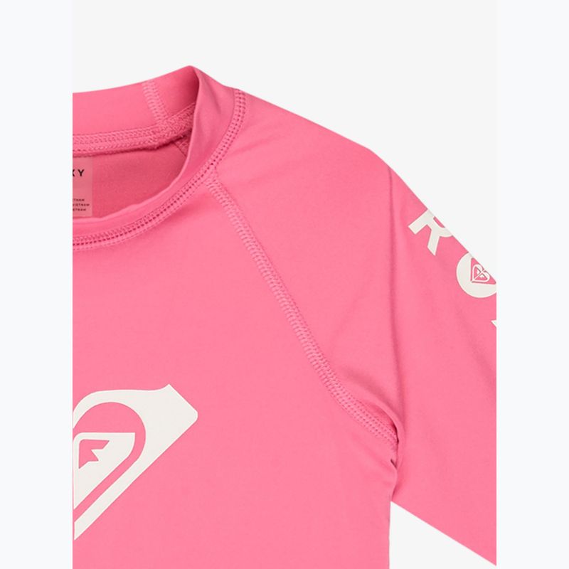 Tricou de înot pentru copii ROXY Whole Hearted sangria sunset 3