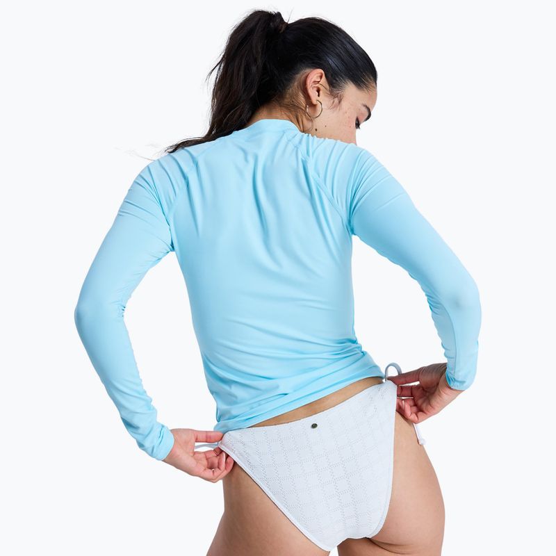 Longsleeve de înot pentru femei ROXY Whole Hearted tanager turquoise 3