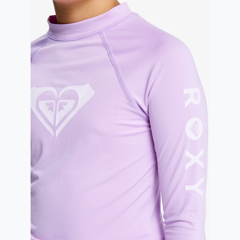 Longsleeve de înot pentru copii ROXY Whole Hearted crocus petal 4