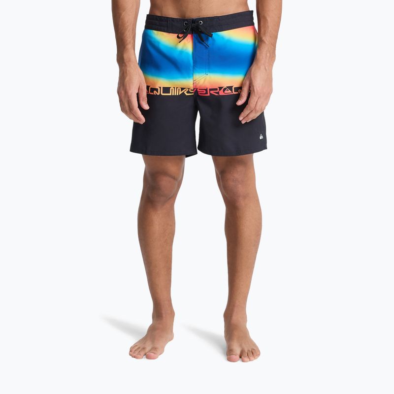 Pantaloni scurți de baie pentru bărbați Quiksilver Everyday Half Jam 16" black wordblock 3