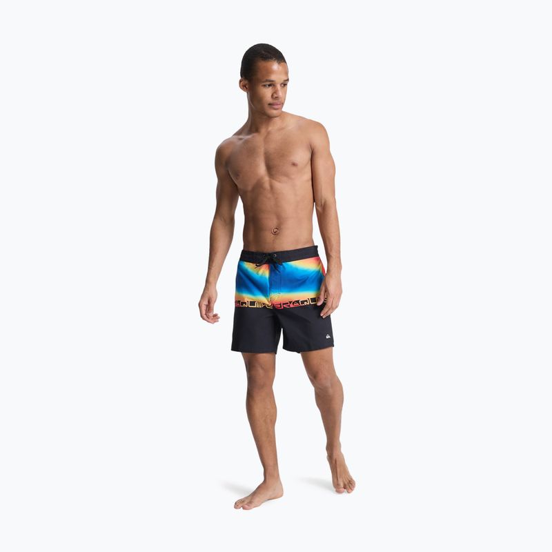 Pantaloni scurți de baie pentru bărbați Quiksilver Everyday Half Jam 16" black wordblock 4