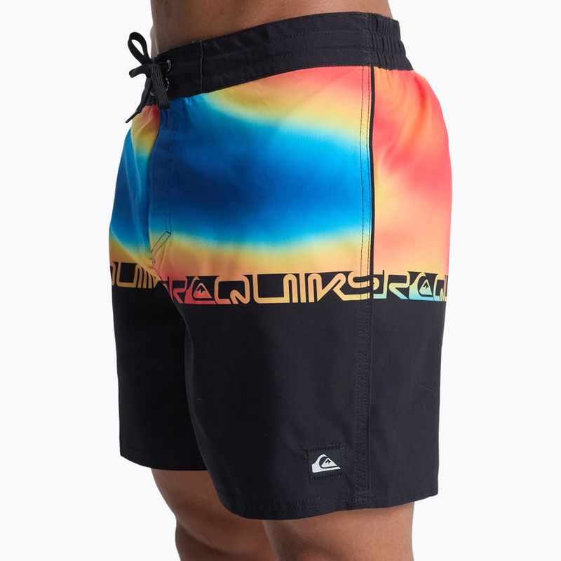 Pantaloni scurți de baie pentru bărbați Quiksilver Everyday Half Jam 16" black wordblock 7