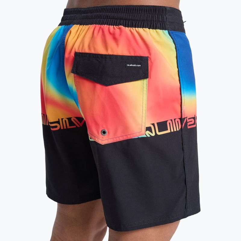 Pantaloni scurți de baie pentru bărbați Quiksilver Everyday Half Jam 16" black wordblock 8