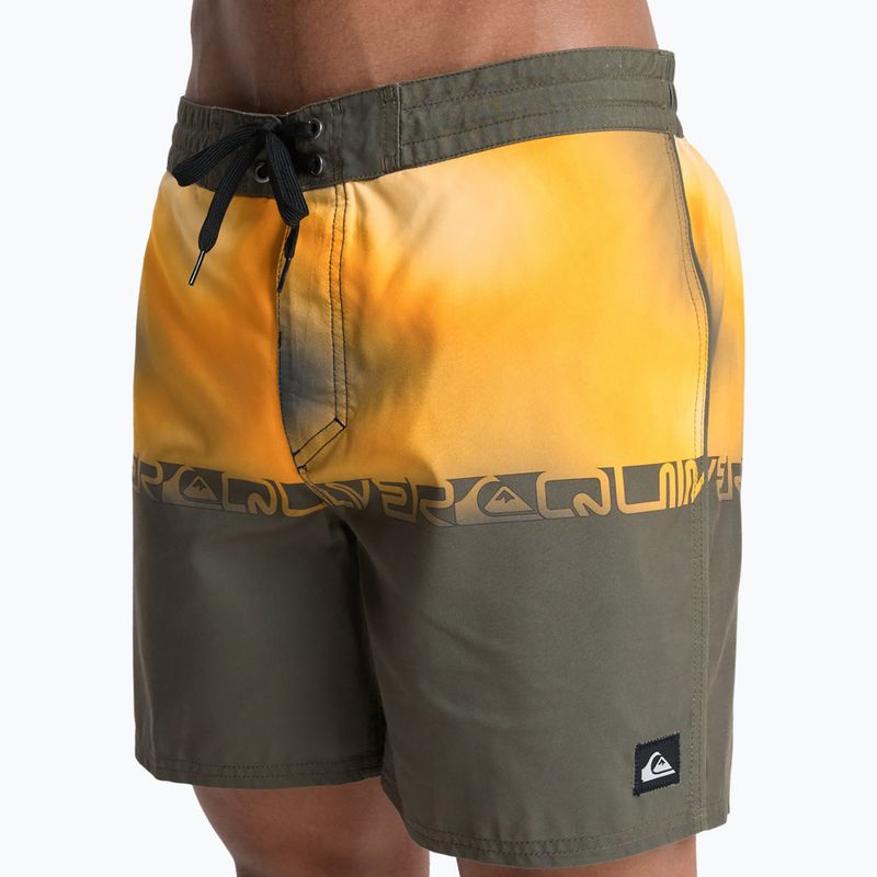 Pantaloni scurți de baie pentru bărbați Quiksilver Everyday Half Jam 16" grape leaf wordblock 7
