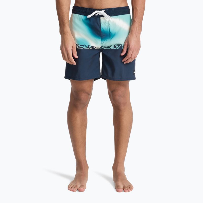 Pantaloni scurți de baie pentru bărbați Quiksilver Everyday Half Jam 16" dark navy wordblock 3