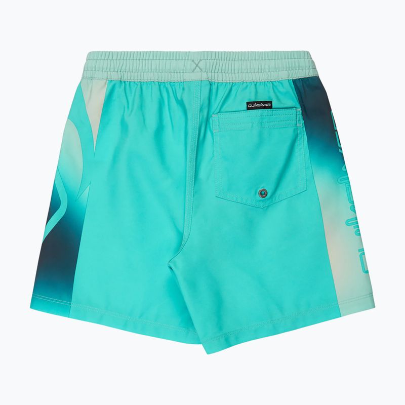 Pantaloni scurți de baie pentru copii Quiksilver Everyday Holmes Volley 16" aqua holmes 2