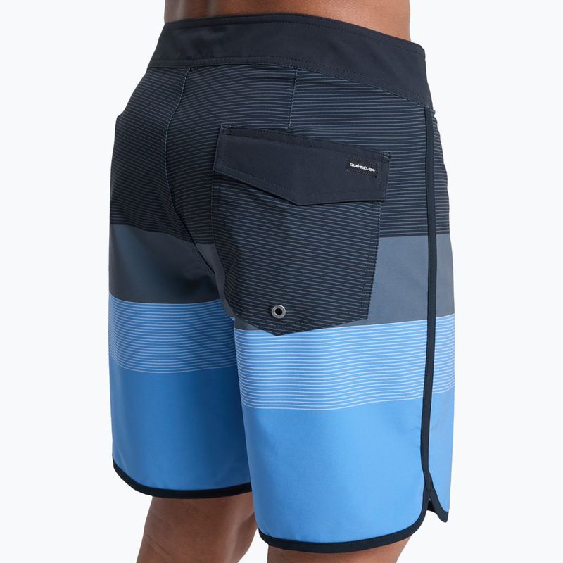 Pantaloni scurți de baie pentru bărbați Quiksilver Surfsilk Scallop 18" black tijuana 8
