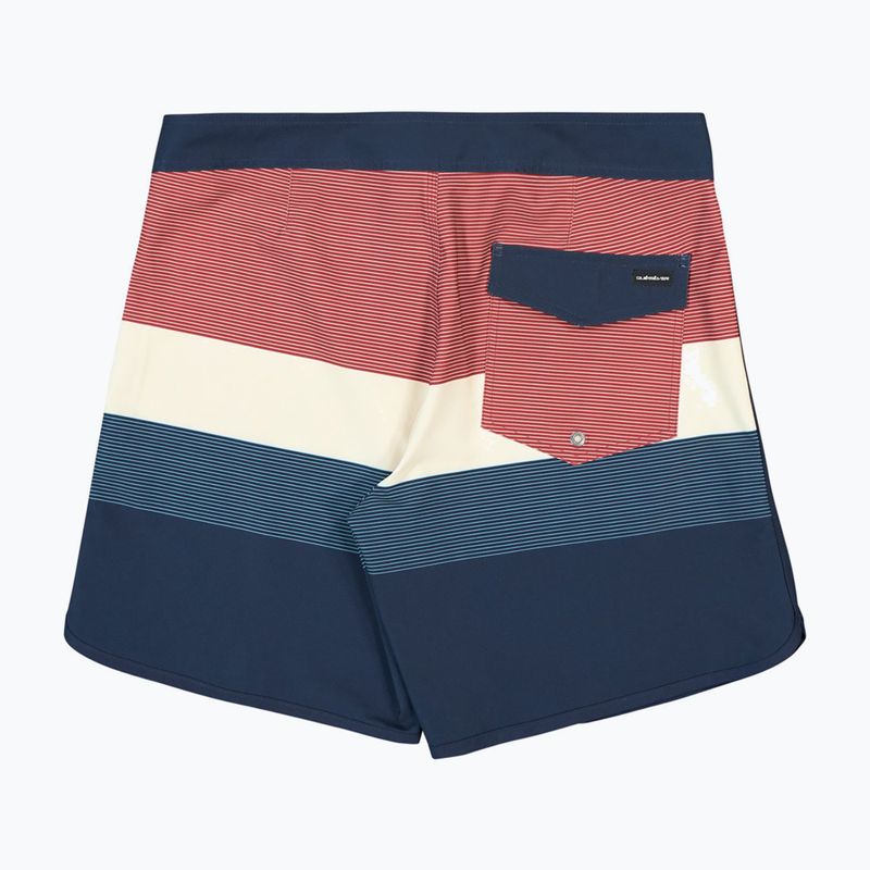 Pantaloni scurți de baie pentru bărbați Quiksilver Surfsilk Scallop 18" dark navy tijuana 2