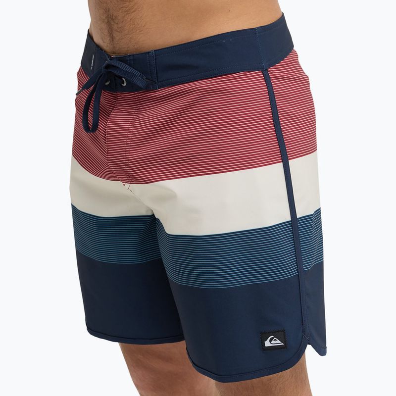 Pantaloni scurți de baie pentru bărbați Quiksilver Surfsilk Scallop 18" dark navy tijuana 7