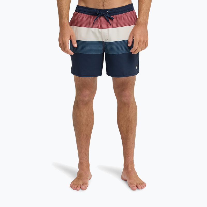 Pantaloni scurți de baie pentru bărbați Quiksilver Stretch Scallop Volley 16" dark navy tijuana 3