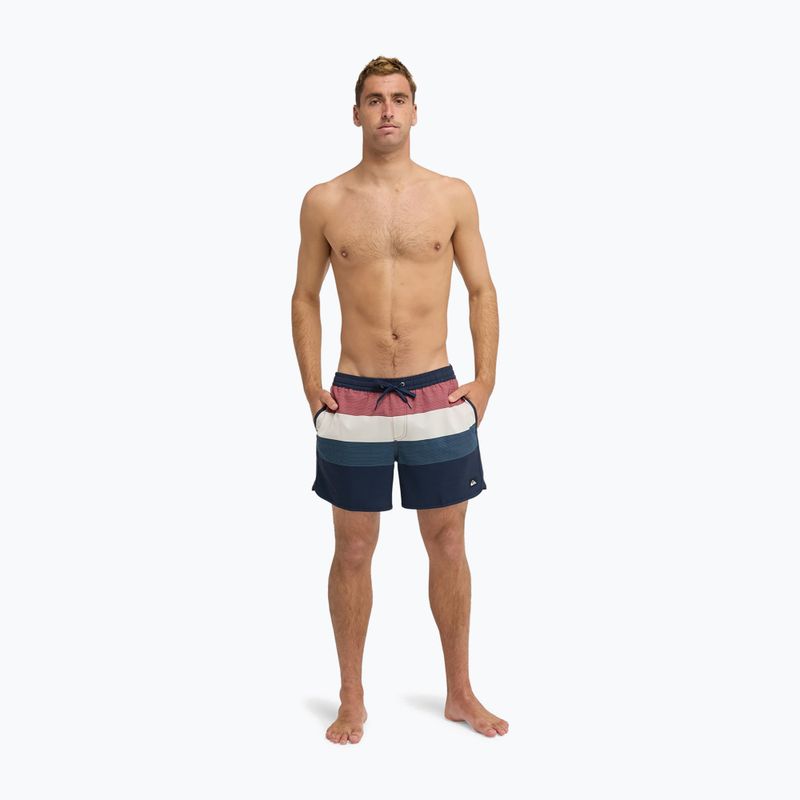 Pantaloni scurți de baie pentru bărbați Quiksilver Stretch Scallop Volley 16" dark navy tijuana 4