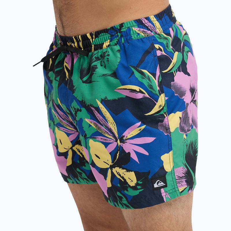 Pantaloni scurți de baie pentru bărbați Quiksilver Everyday Printed Volley 15" dark navy interact floral 7