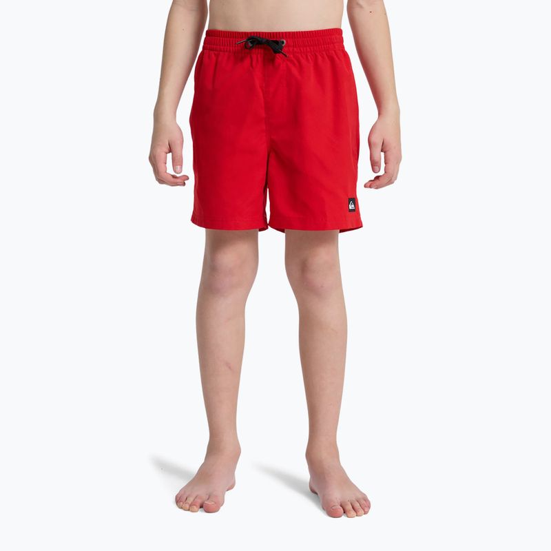 Pantaloni scurți de baie pentru copii Quiksilver Everyday Volley 14" salsa 3
