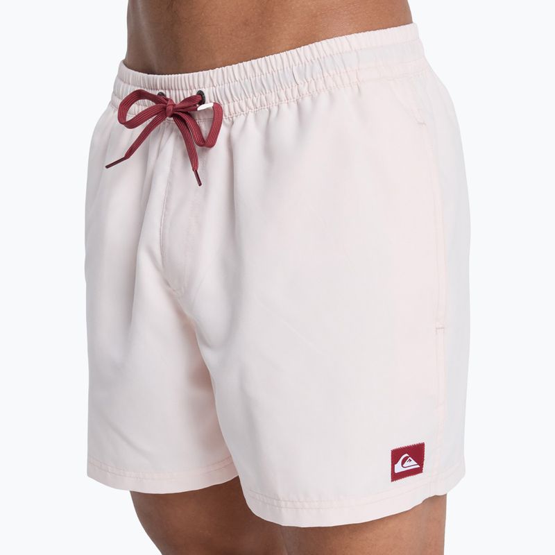 Pantaloni scurți de baie pentru bărbați Quiksilver Everyday Solid Volley 15" rosewater 6