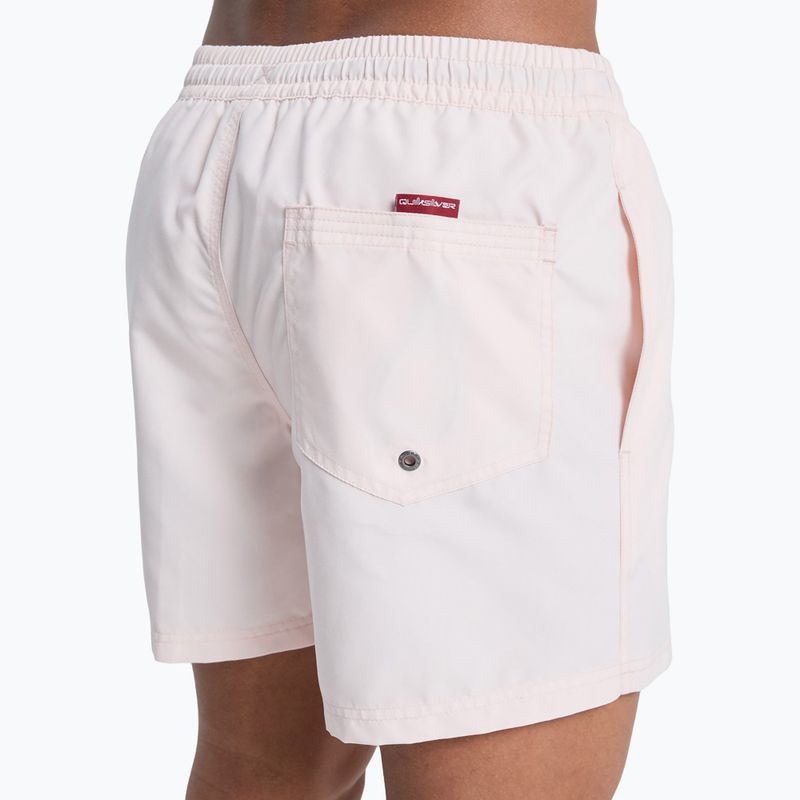 Pantaloni scurți de baie pentru bărbați Quiksilver Everyday Solid Volley 15" rosewater 7