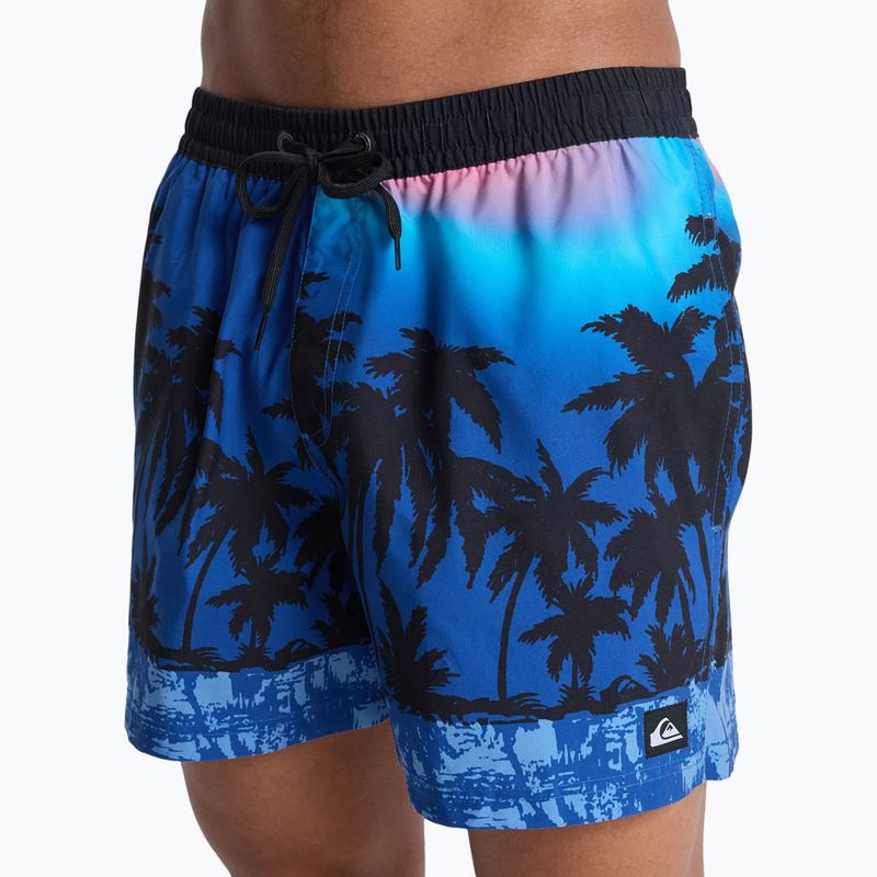 Pantaloni scurți de baie pentru bărbați Quiksilver Everyday Printed Volley 15" monaco blue thermotropics 7