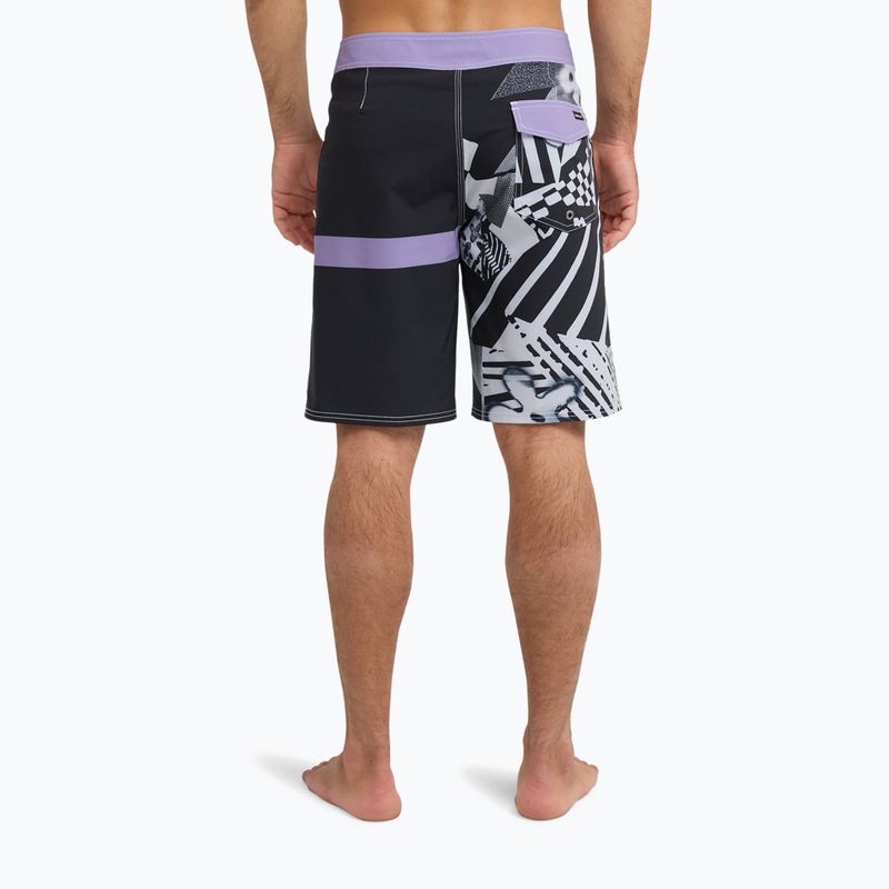 Pantaloni scurți de baie pentru bărbați Quiksilver Surfsilk Straight 20" black block momentum 5