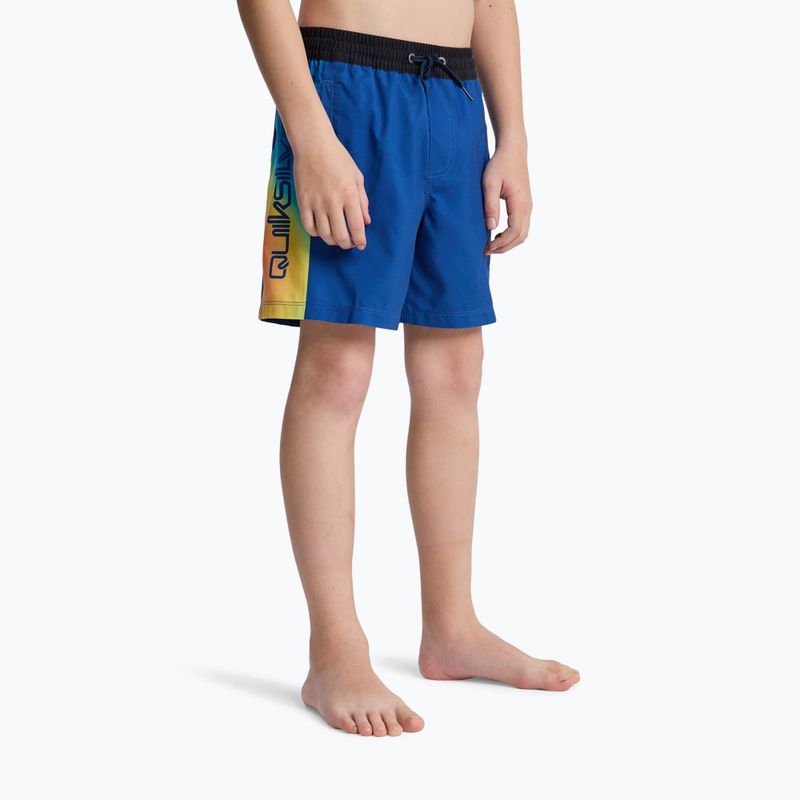 Pantaloni scurți de baie pentru copii Quiksilver Everyday Holmes Volley 16" Monaco Blue Holmes 5