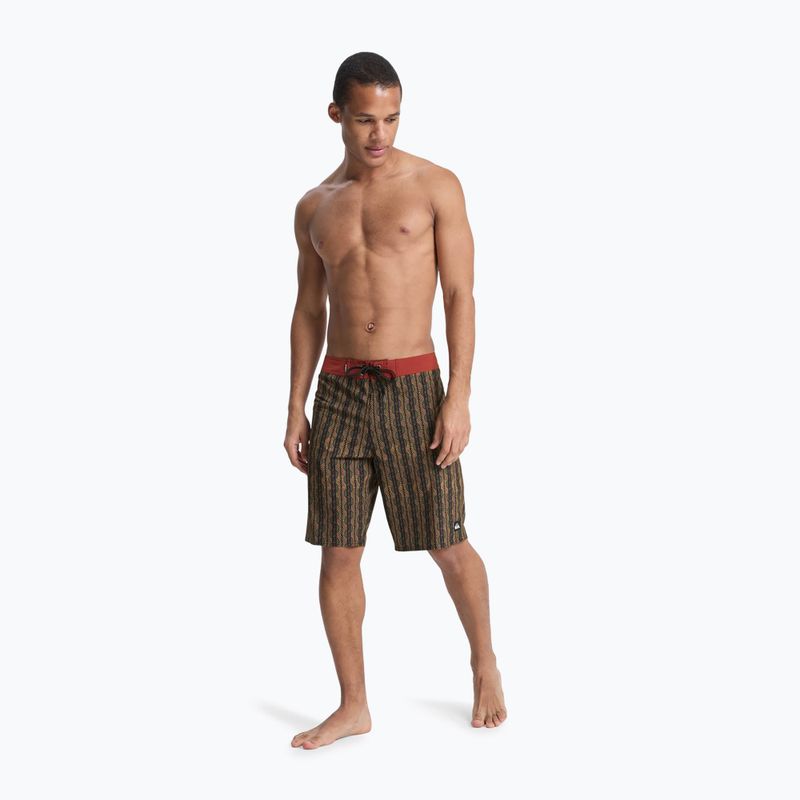 Pantaloni scurți de baie pentru bărbați Quiksilver Surfsilk Straight 20" black horizons 4