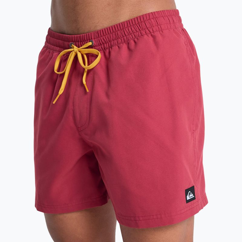 Pantaloni scurți de baie pentru bărbați Quiksilver Everyday Solid Volley 15" burnt russet 7