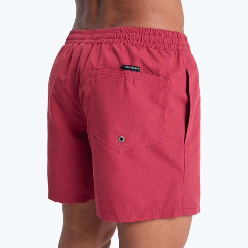 Pantaloni scurți de baie pentru bărbați Quiksilver Everyday Solid Volley 15" burnt russet 8