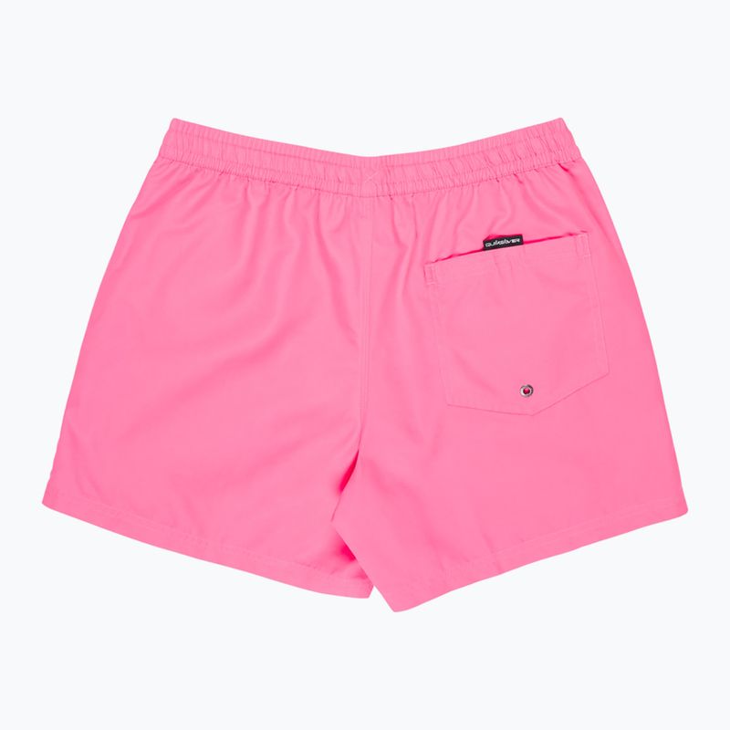Pantaloni scurți de baie pentru bărbați Quiksilver Everyday Solid Volley 15" pink lemonade 2