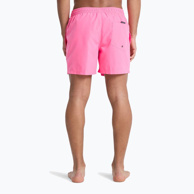 Pantaloni scurți de baie pentru bărbați Quiksilver Everyday Solid Volley 15" pink lemonade 5