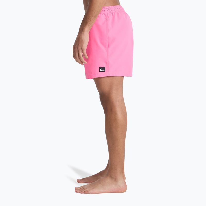 Pantaloni scurți de baie pentru bărbați Quiksilver Everyday Solid Volley 15" pink lemonade 6