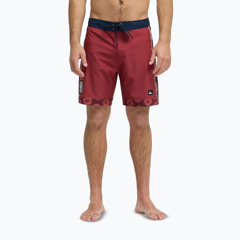 Pantaloni scurți de baie pentru bărbați Quiksilver Surfsilk Nomad 18" burnt russet 3