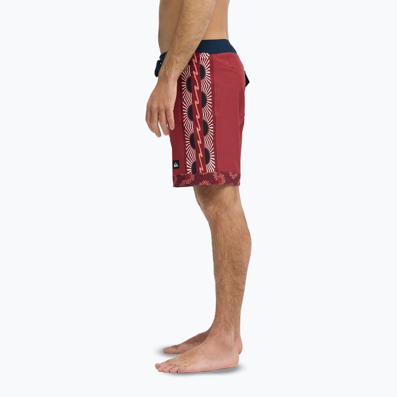 Pantaloni scurți de baie pentru bărbați Quiksilver Surfsilk Nomad 18" burnt russet 6