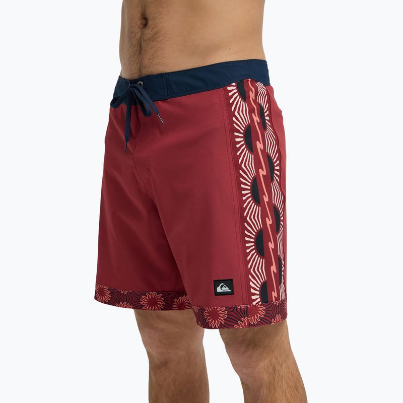 Pantaloni scurți de baie pentru bărbați Quiksilver Surfsilk Nomad 18" burnt russet 7