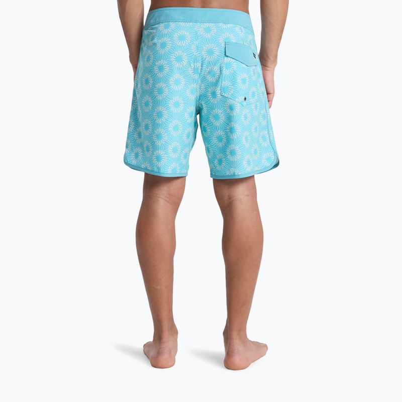 Pantaloni scurți de baie pentru bărbați Quiksilver Surfsilk Scallop 18" Aqua Ocean Mayhem 5