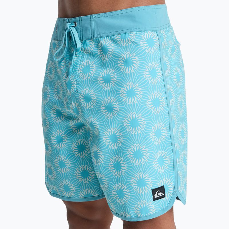 Pantaloni scurți de baie pentru bărbați Quiksilver Surfsilk Scallop 18" Aqua Ocean Mayhem 7