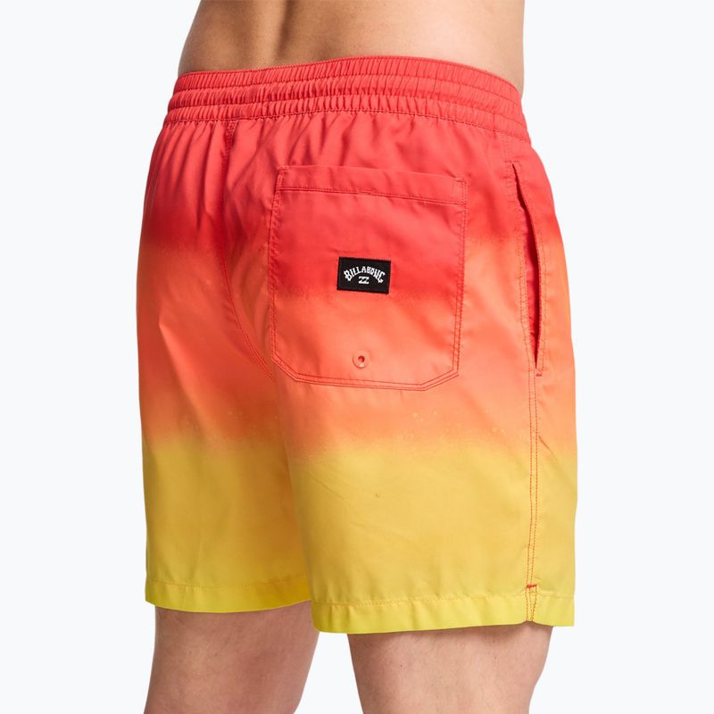 Șorturi de baie pentru bărbați Billabong All Day Fade Layback retro yellow 6