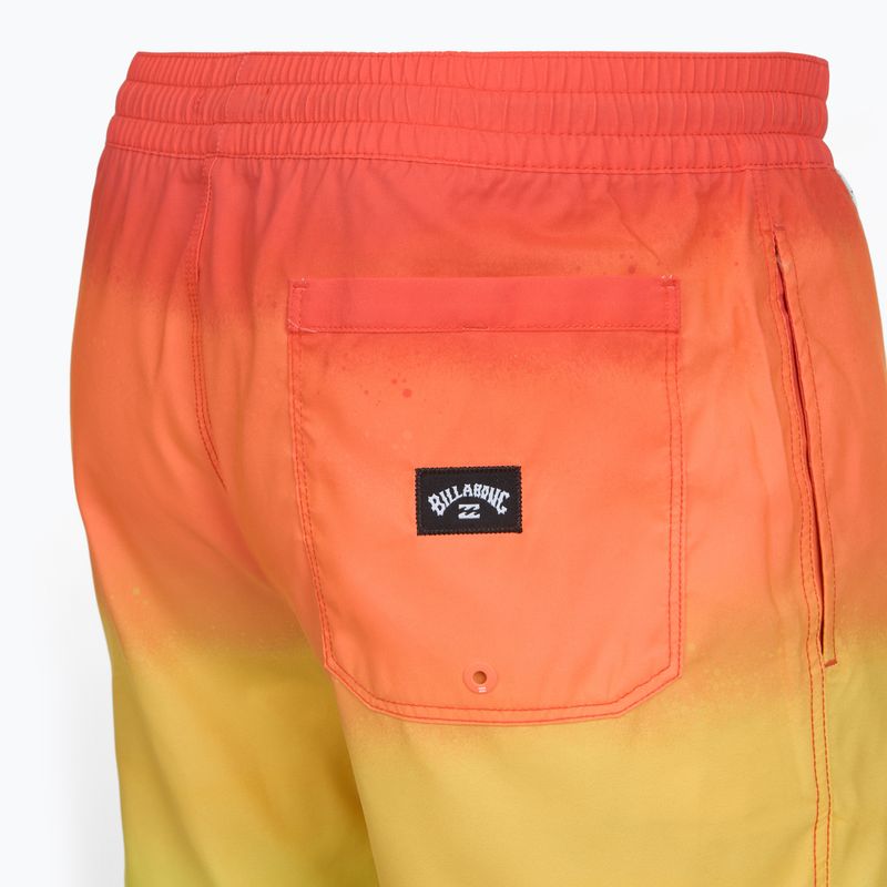 Șorturi de baie pentru bărbați Billabong All Day Fade Layback retro yellow 10